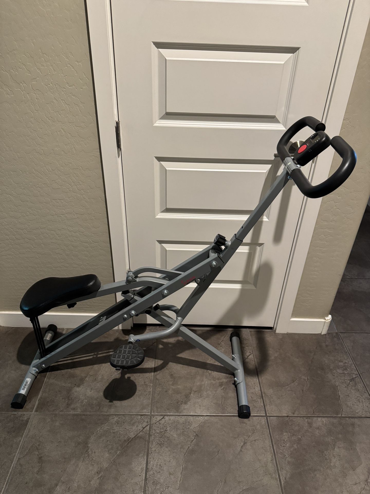 Sunny Health and Fitness Row-n-Ride Squat Resistance, Bike Machine