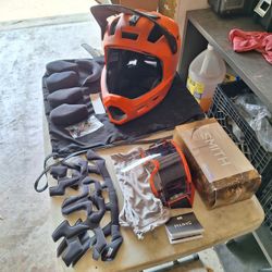 Smith Full Face Mtb Helmet And Eye Protection