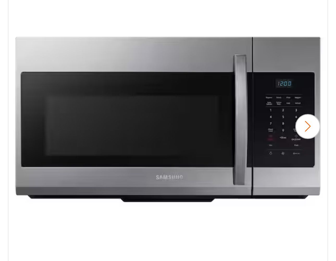 30 in. W 1.7 cu. ft. Over the Range Microwave in Fingerprint Resistant Stainless Steel