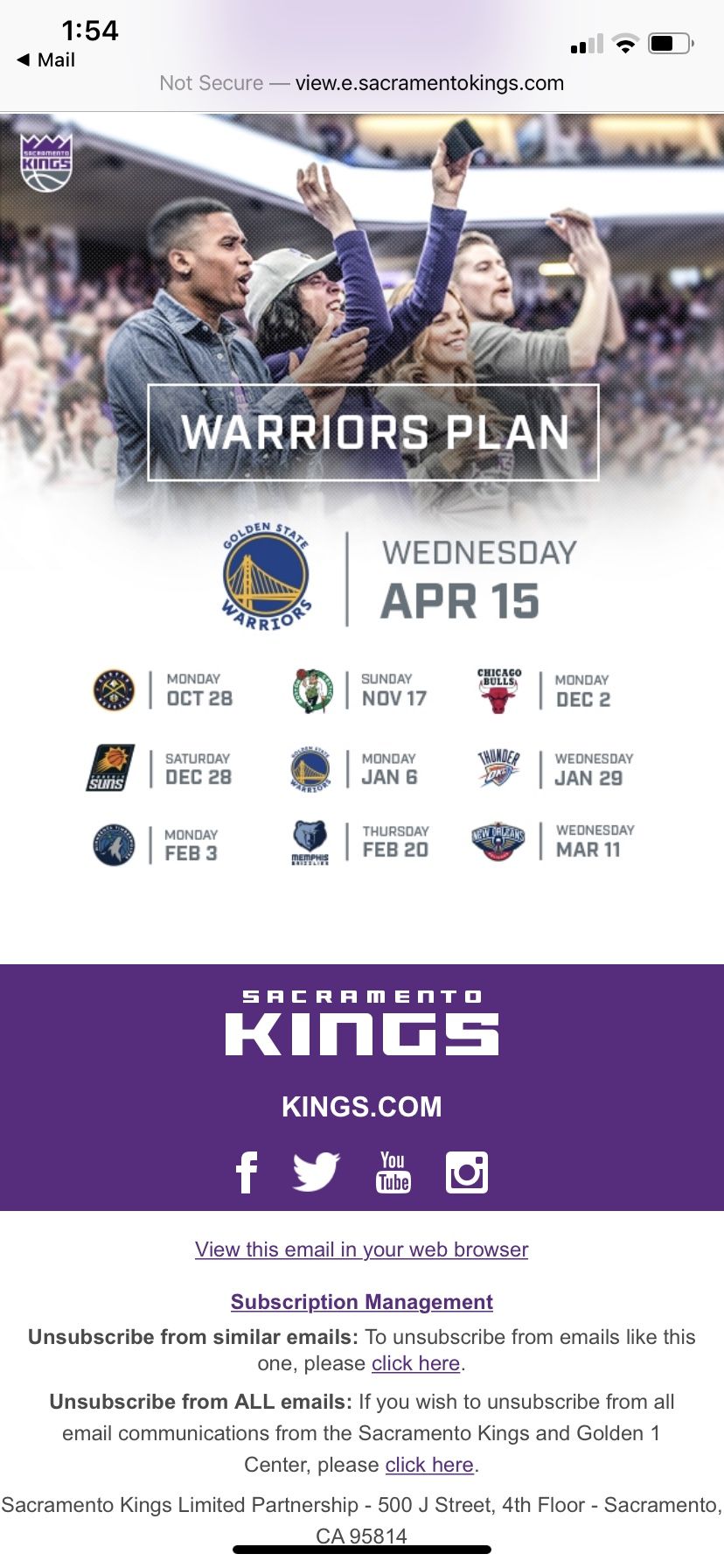 Kings tickets