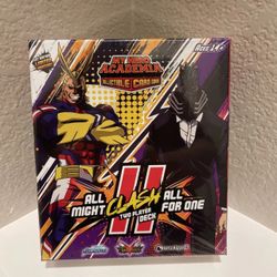 My Hero Academia Cards - 2 Player Clash Decks - ALL MIGHT vs ALL FOR ONE - New