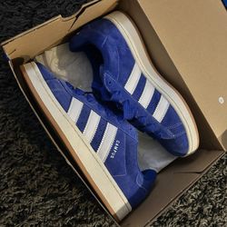 adidas Campus 00’s/Blue and White/Size 10.5
