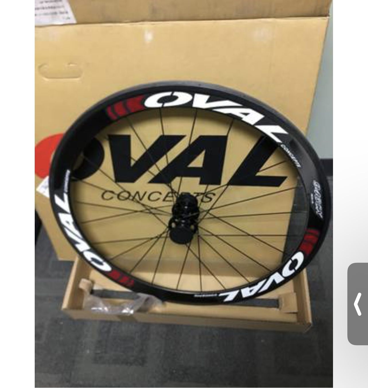 New In Box Oval Concepts Carbon Tubular 946 Cx Wheelset -$800