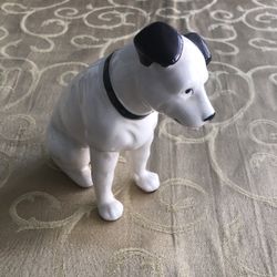 Vintage porcelain RCA Victor Nipper figure . 6 1/2” tall unusual size