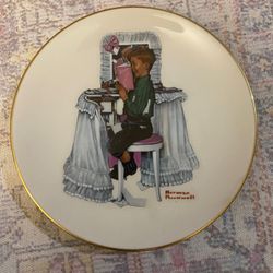 Norman Rockwell “Dear Diary” Collectible Plate