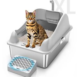 Stainless Steel Litter Box 