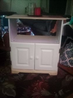 TV stand with cupboard