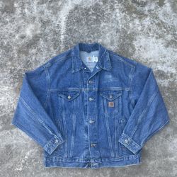carhartt denim jacket