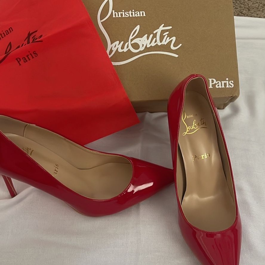 Fake Christian Louboutin Red Size 8