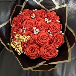 Ramo De 14 Rosas  Color Rojas$85