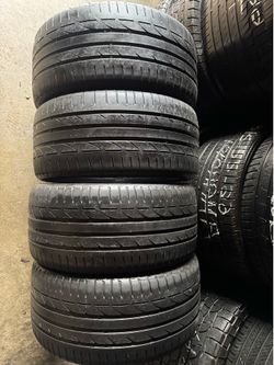 Set of four 255 35 19 Bridgestone Potenza tires