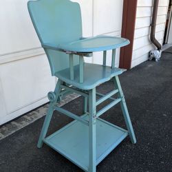 Antique Wooden Highchair