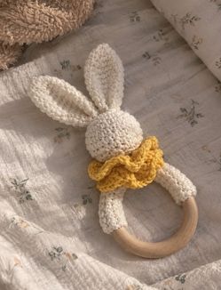 Handmade baby rattle