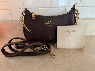 Coach Teri Shoulder Bag + Snap Wallet Combo