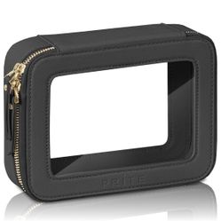 Prite Clear Makeup Bag Cosmetic Organizer Case