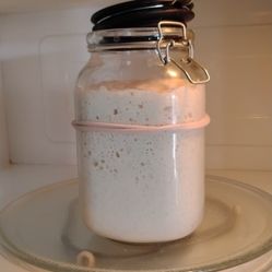 Sourdough Bread, Stared And Pizza Dough.