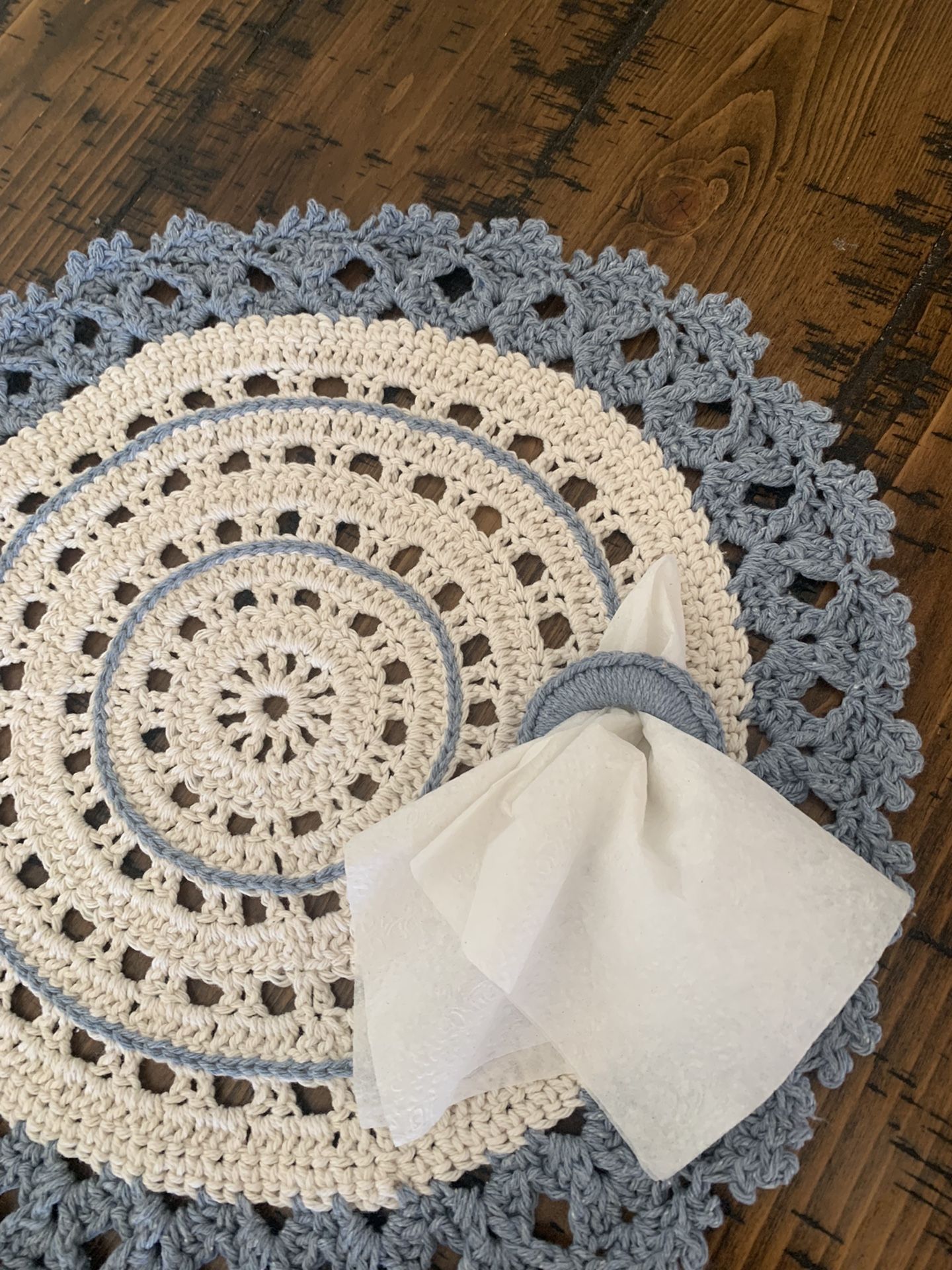 Crochet Handmade Dining Table Set