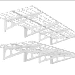 FLEXIMOUNTS 2-Pack 2x6ft 24-inch-by-72- inch Wall Shelf