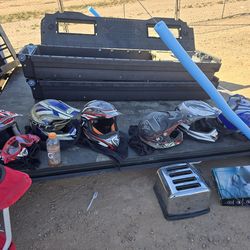 Riding helmets/riding boots