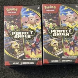 2 Pokémon perfect order bundle