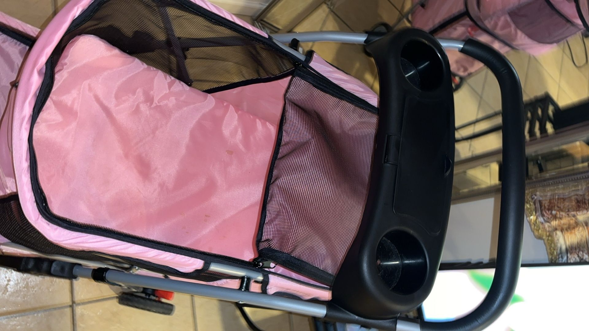 Pink Double Dog Stroller