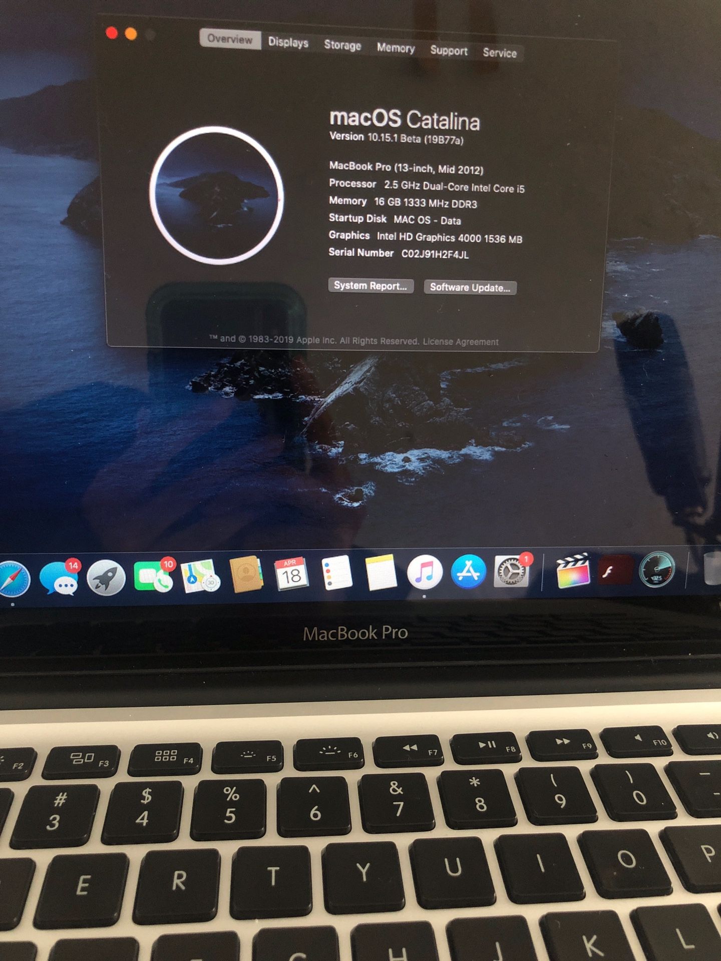 MacBook Pro 2012 13 inch unibody