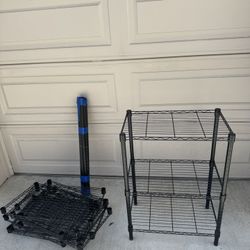 3 Adjustable Wire Storage Racks 