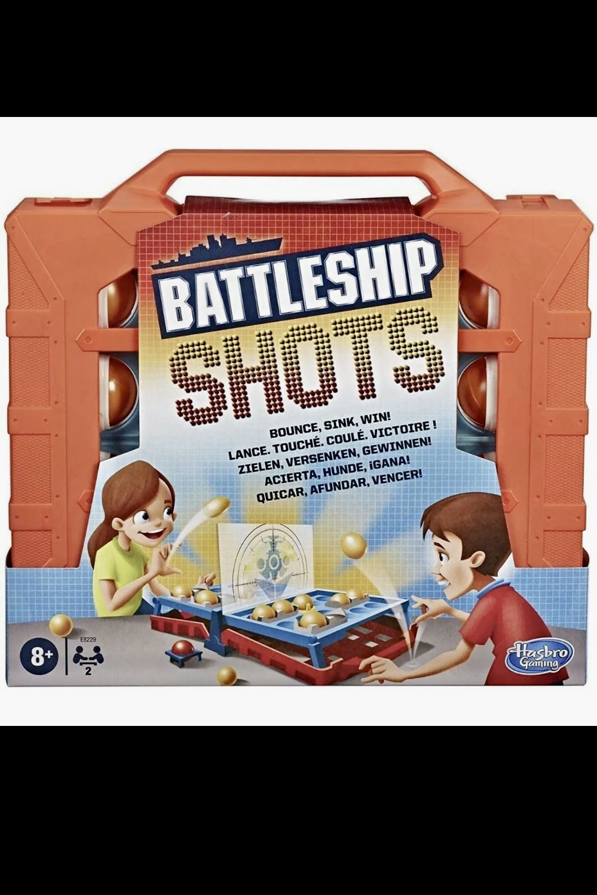 Hasbro Battleship Shots Strategy Ball-Bouncing Game New In Pkg