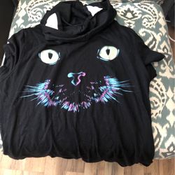 Cat Shirt With Hoodie 
