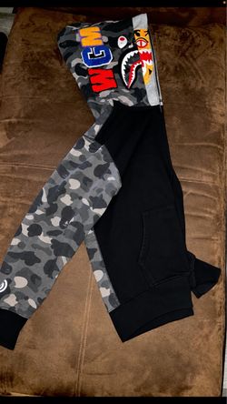 Bape Color Camo Double Hood Tiger Shark Full Zip