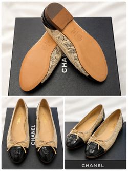 Vintage Chanel Ballet Flats 7/38.5