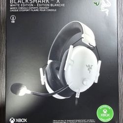 Razer BlackShark V2 X – White Edition • Wired Esports Headset • Xbox / PC / PS5 / Switch