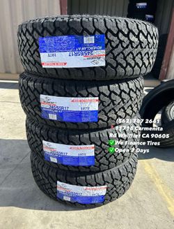 245/65R17 Atlander A/T Set of Tires Installed and Balanced Set de Llantas Nuevas Instaladas y Balanceadas