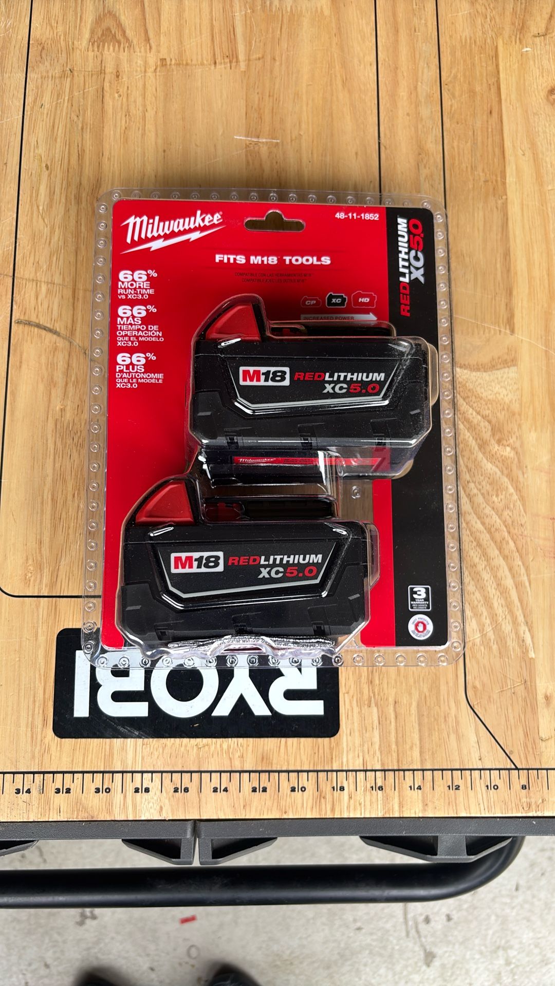 Milwaukee Red Lithium Xc 5.0 Batteries
