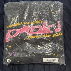 Black Sp5der Hoodie Size Medium