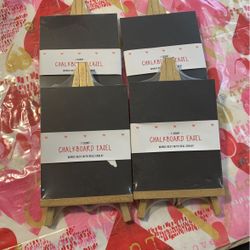 4 Chalkboard Easels