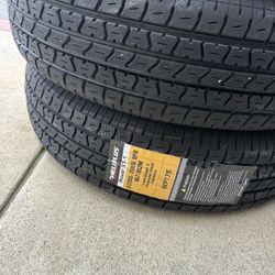 4x ST Trailer Tires 205x75-15 8 Ply $260 