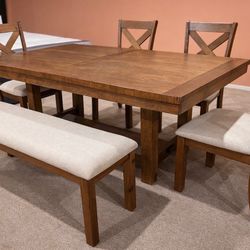 Brand new 6 piece dining table set