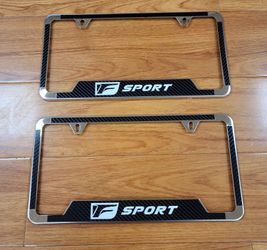 Lexus f sport license plate frame deals