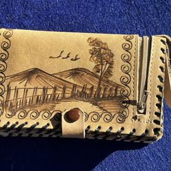 Handmade Leather Wallet from El Salvador - NEW
