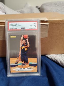 Curry RC CARD Psa 8