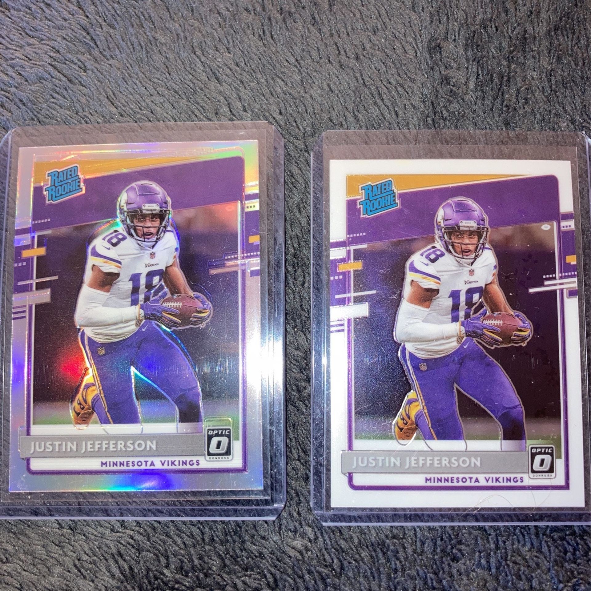 Justin Jefferson Optic Rated Rookie Base/Holo Lot