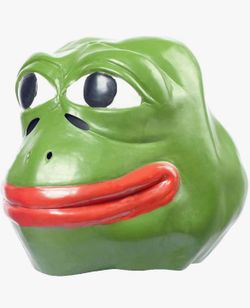 Funny costume frog mask