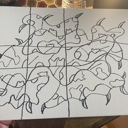 Crazy And Heck Abstract Drawing New