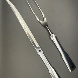   Vintage Chas. D. Briddell Inc  Steelsmiths  "Carvel Hall" Carving Set