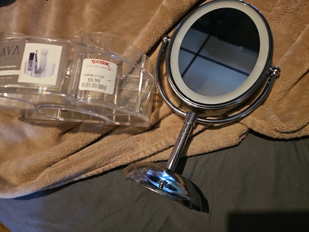 Makeup Mirror And Organizer..buy 1 Or Both