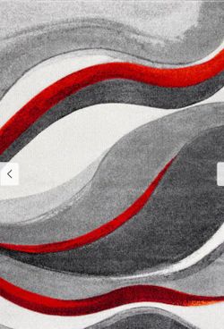 New! Safavieh red and Grey indoor rug
