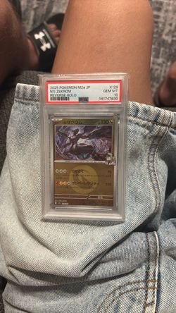 2025 POKÉMON M2a JP N’S ZEKROM REVERSE HOLO PSA 10