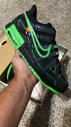 Off White Rubber Dunk Low (Green Strike)