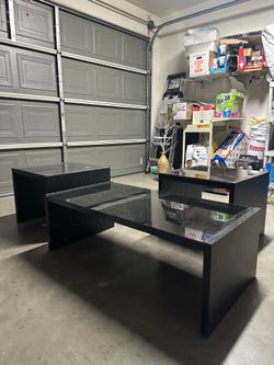 FREE - Black Coffee Table Set